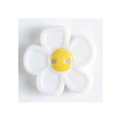 Nasture margareta, poliamida, 20 mm, alb - Dill 280849